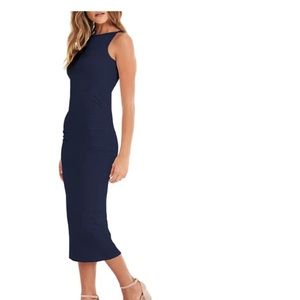 Michael Stars Reversible Stretch Midi Dress M